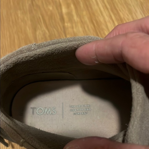 Toms Gray Sneakers Casual Slip-On suede size 11 - Picture 3 of 5